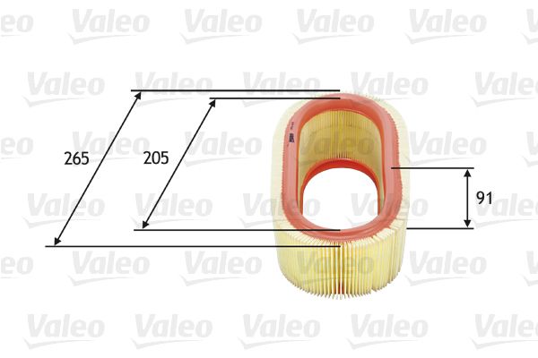 Filtr powietrza VALEO 585647