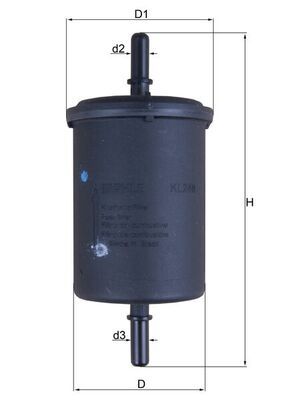 Filtr paliwa MAHLE KL248