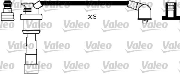 Zestaw przewodów zapłonowych VALEO 346273