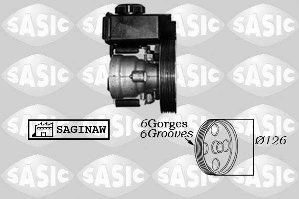 Pompa hydrauliczna, układ kierowniczy SASIC 7070009