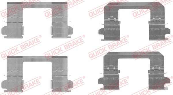 Zestaw akcesoriów, klocki hamulcowe QUICK BRAKE 109-1736