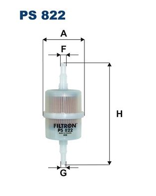 Filtr paliwa FILTRON ps 822