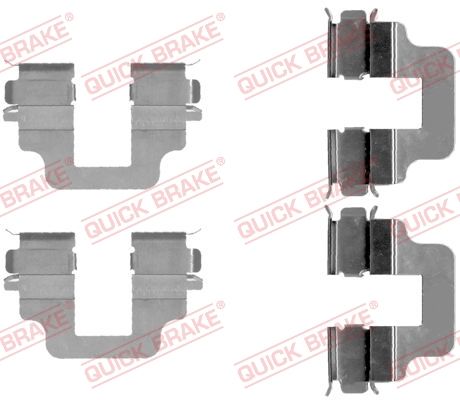 Zestaw akcesoriów, klocki hamulcowe QUICK BRAKE 109-1712