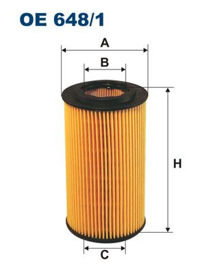 Filtr oleju FILTRON oe 648/1