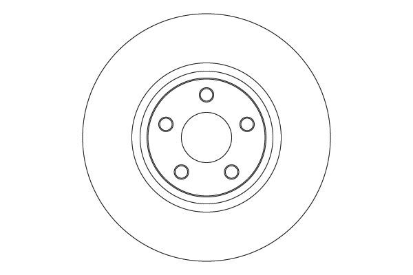 Tarcza hamulcowa TRW DF6998S