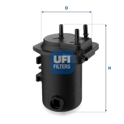 Filtr paliwa UFI 24.050.00