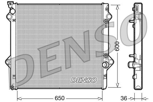 Chłodnica, układ chłodzenia silnika DENSO DRM50049