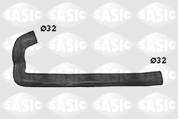 Przewód elastyczny chłodnicy SASIC SWH0448