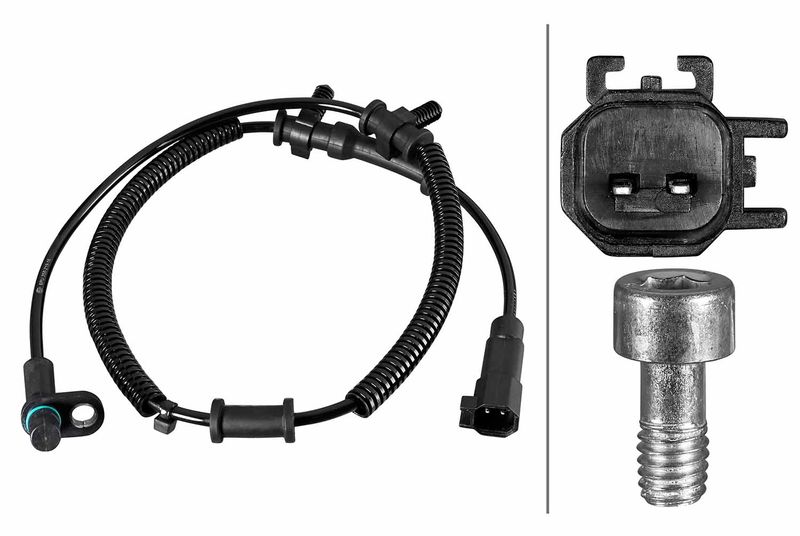 Czujnik, prędkość obrotowa koła HELLA 6PU 358 219-161