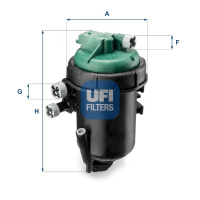 Filtr paliwa UFI 55.173.00