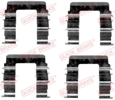 Zestaw akcesoriów, klocki hamulcowe QUICK BRAKE 109-1615