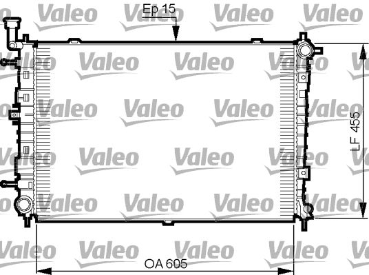 Chłodnica, układ chłodzenia silnika VALEO 735516
