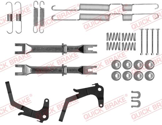 Zestaw akcesoriów, szczęki hamulcowe QUICK BRAKE 105-0074S