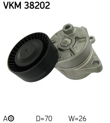 Rolka napinacza, pasek klinowy wielorowkowy SKF vkm 38202