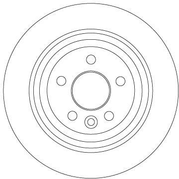 Tarcza hamulcowa TRW DF6913