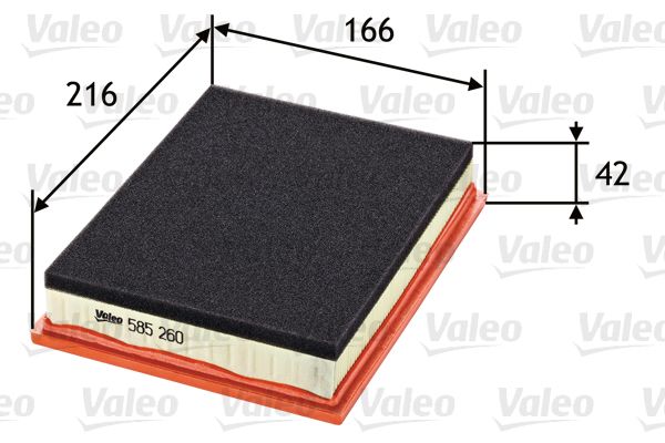 Filtr powietrza VALEO 585260