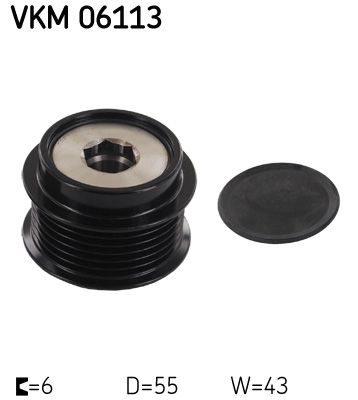 Alternator - sprzęgło jednokierunkowe SKF vkm 06113