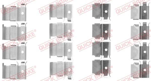 Zestaw akcesoriów, klocki hamulcowe QUICK BRAKE 109-1799