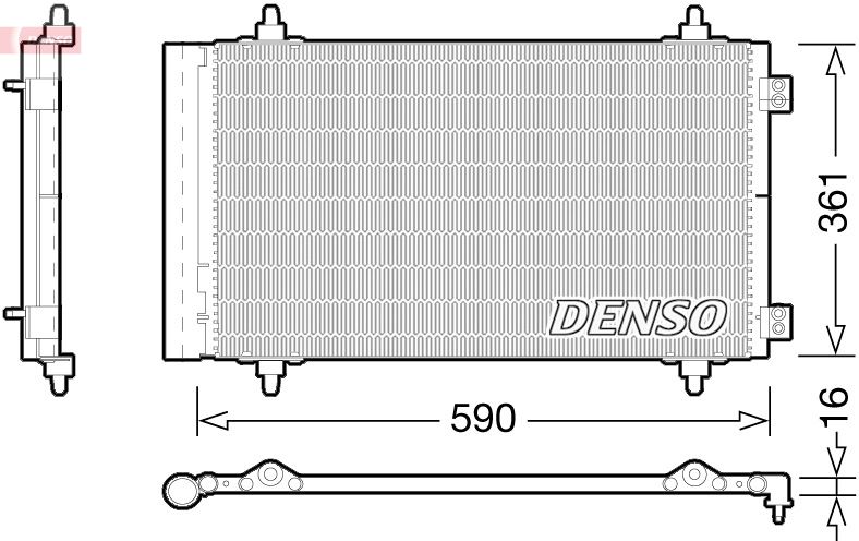 Skraplacz, klimatyzacja Denso DCN21018