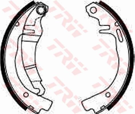 Zestaw szczęk hamulcowych TRW GS8144