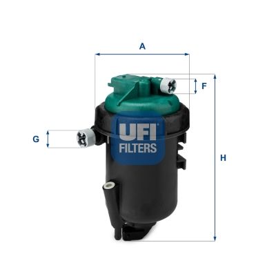 Filtr paliwa UFI 55.181.00