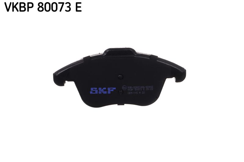 Zestaw klocków hamulcowych, hamulce tarczowe SKF VKBP80073E