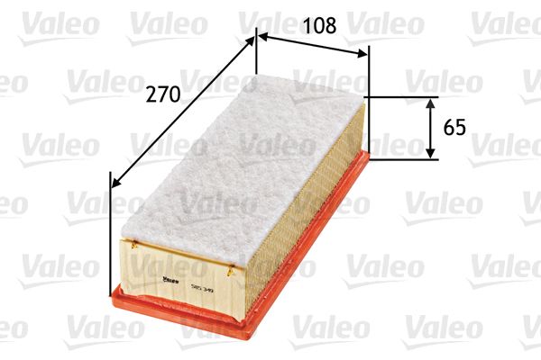 Filtr powietrza VALEO 585349