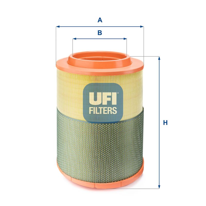 Filtr powietrza UFI 27.c16.00