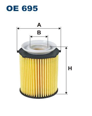 Filtr oleju FILTRON oe 695