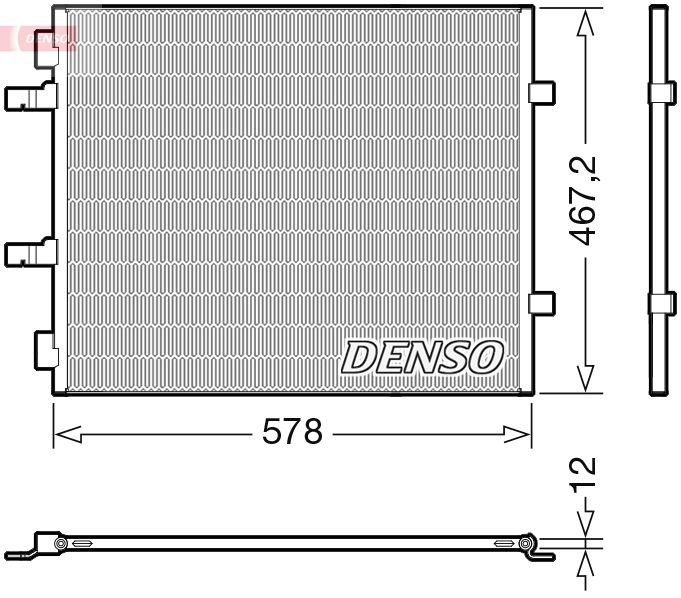 Skraplacz, klimatyzacja Denso DCN20042