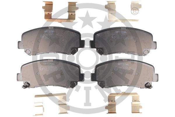 Zestaw klocków hamulcowych, hamulce tarczowe OPTIMAL BP-12590