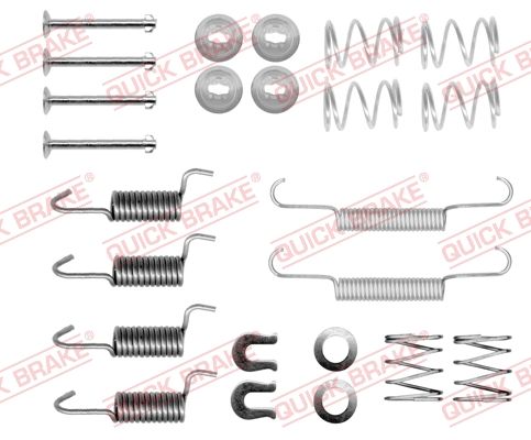 Zestaw akcesoriów, szczęki hamulcowe hamulca postojowego QUICK BRAKE 105-0871
