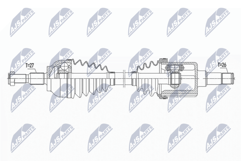 Wał napędowy NTY NPW-FR-101