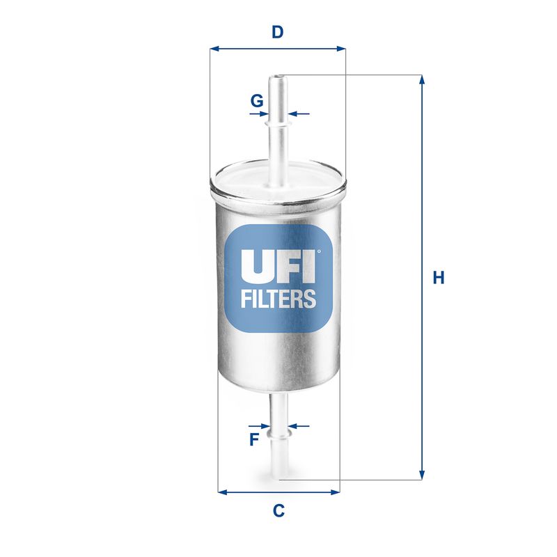 Filtr paliwa UFI 31.769.00