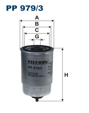 Filtr paliwa FILTRON pp 979/3