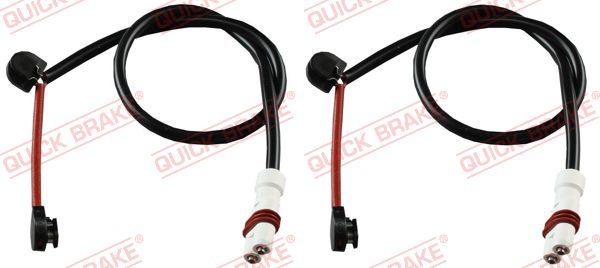 Styk ostrzegawczy, zużycie okładzin hamulcowych QUICK BRAKE WS0341A
