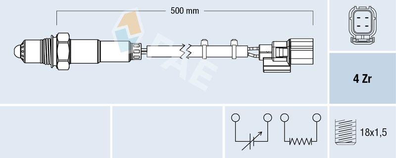 Sonda lambda FAE 77659