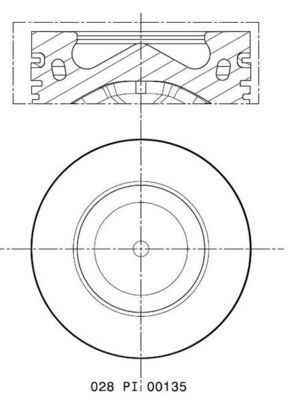Tłok MAHLE 028PI00135000