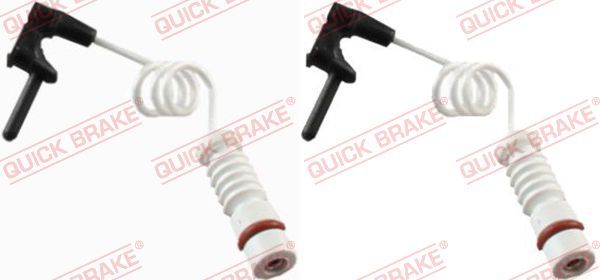 Styk ostrzegawczy, zużycie okładzin hamulcowych QUICK BRAKE ws 0209 a