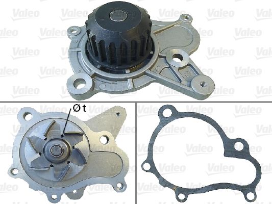 Pompa wody, chłodzenie silnika VALEO 506814