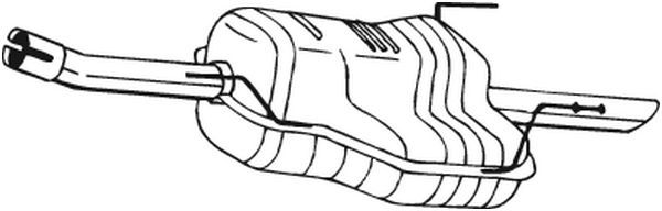 Tłumik końcowy BOSAL 185-481