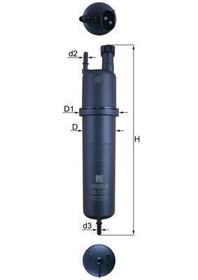 Filtr paliwa MAHLE KL 1131