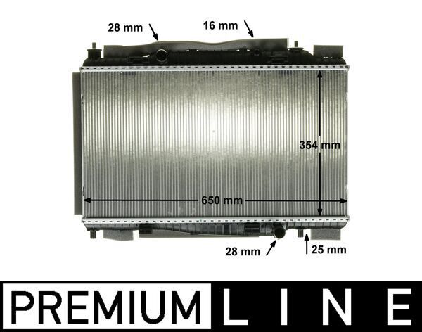 Chłodnica, układ chłodzenia silnika MAHLE cr 88 000p
