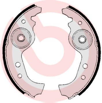 Zestaw szczęk hamulcowych BREMBO S 23 501