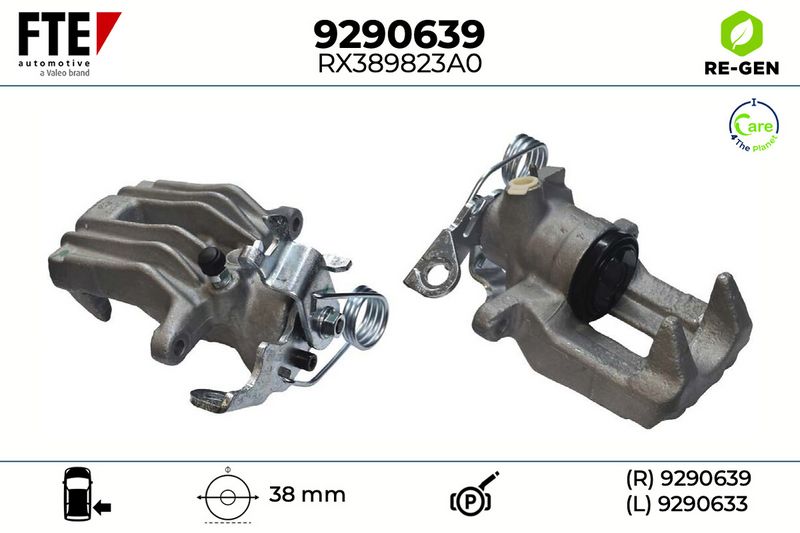 Zacisk hamulca FTE 9290639