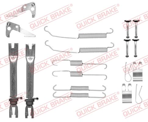 Zestaw akcesoriów, szczęki hamulcowe QUICK BRAKE 105-0882S