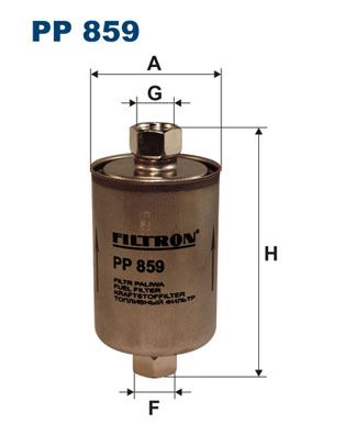 Filtr paliwa FILTRON pp 859