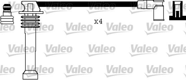 Zestaw przewodów zapłonowych VALEO 346367