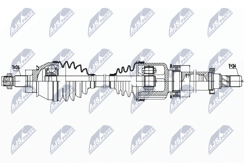 Wał napędowy NTY NPW-BM-158