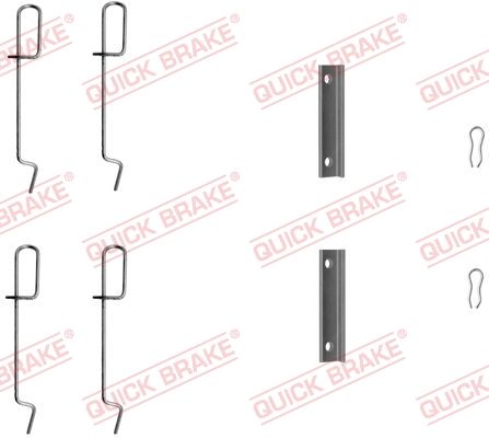 Zestaw akcesoriów, klocki hamulcowe QUICK BRAKE 109-1125